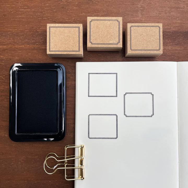 Stamp Marche Paper Stamp Marche Frame Stamp - 30mm x 25mm