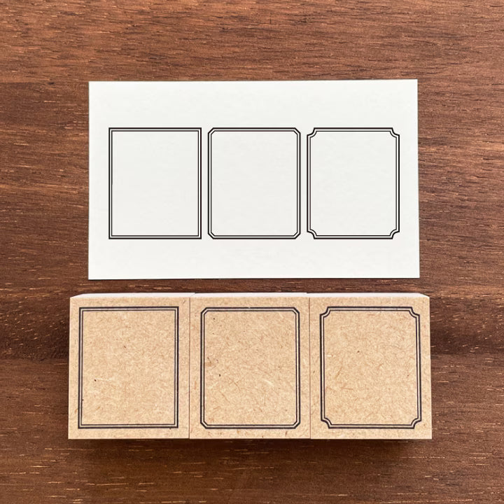 Stamp Marche Paper Stamp Marche Frame Stamp - 30mm x 25mm