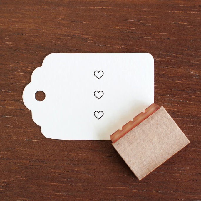 Stamp Marche Paper Stamp Marche Stamp Checkbox 16mm - Hearts