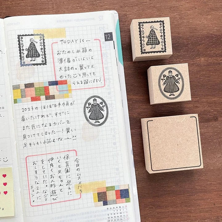 Stamp Marche Paper Stamp Marche Title Illustration Frame