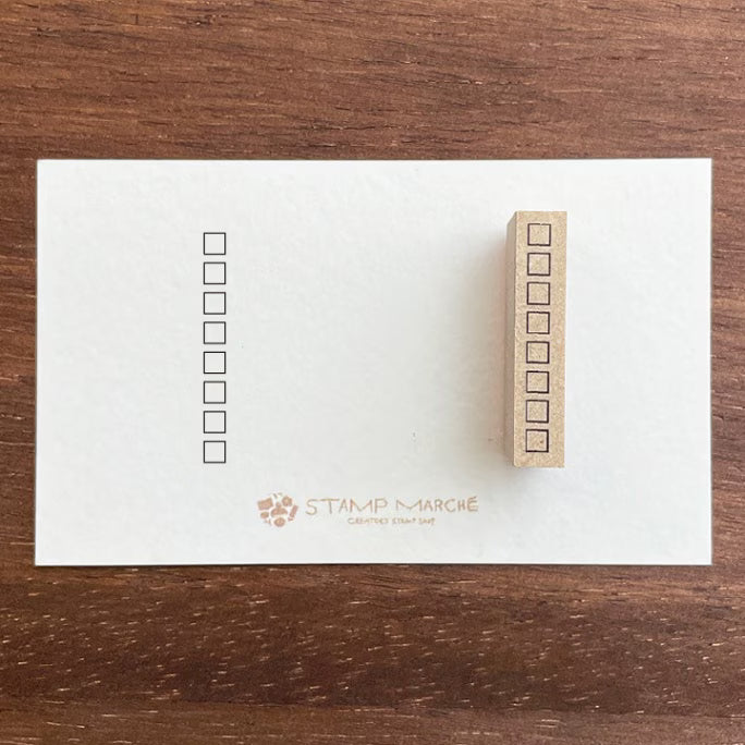 Stamp Marche Paper Stamp Marche Stamp Check 27mm - 8 Squares