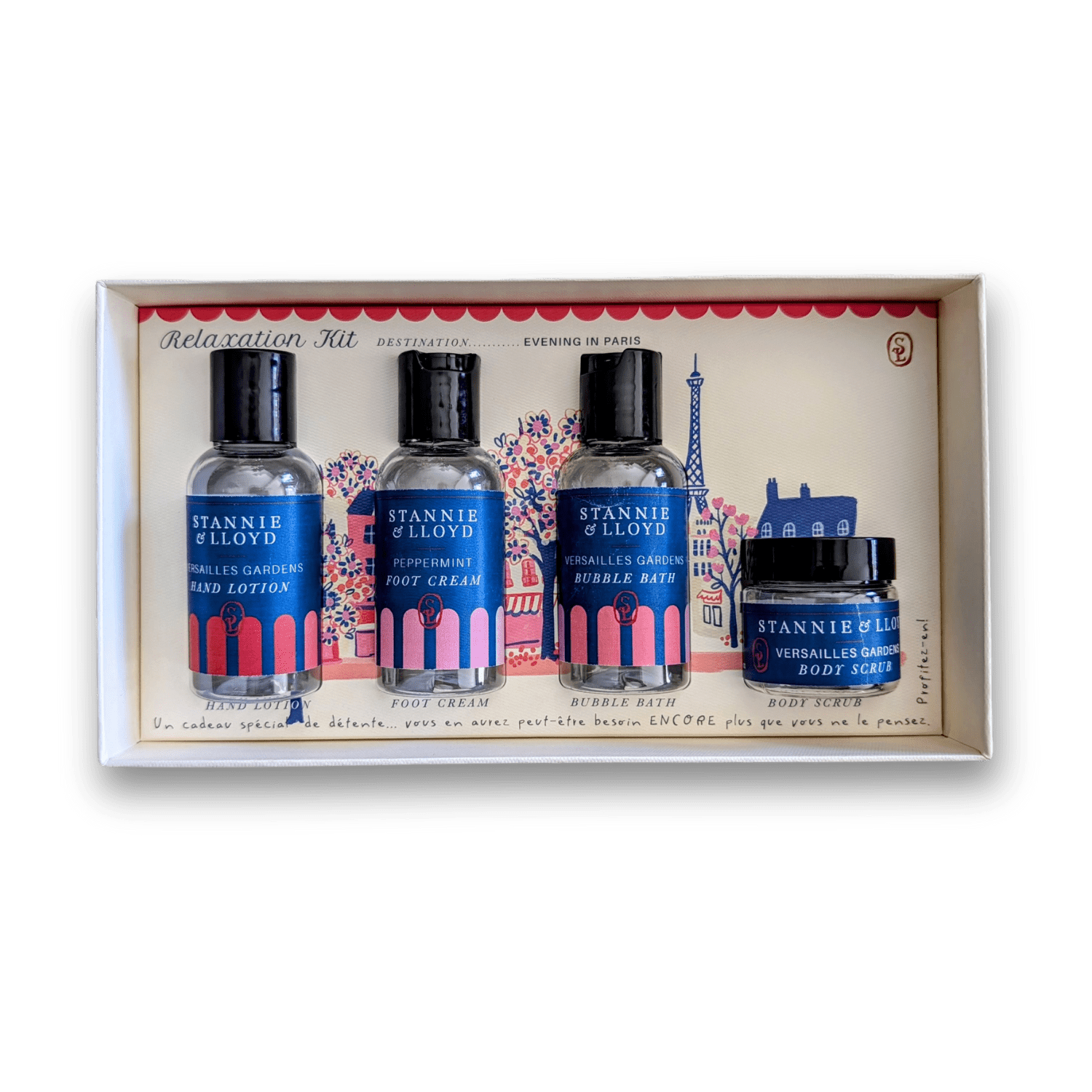 Stannie & Lloyd Bath & Body Journey by Bath - Relaxation Kit - Paris