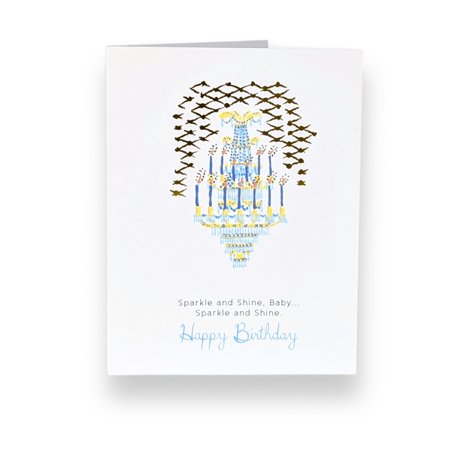 Stannie & Lloyd Greeting Card Sparkle & Shine Baby Birthday Card