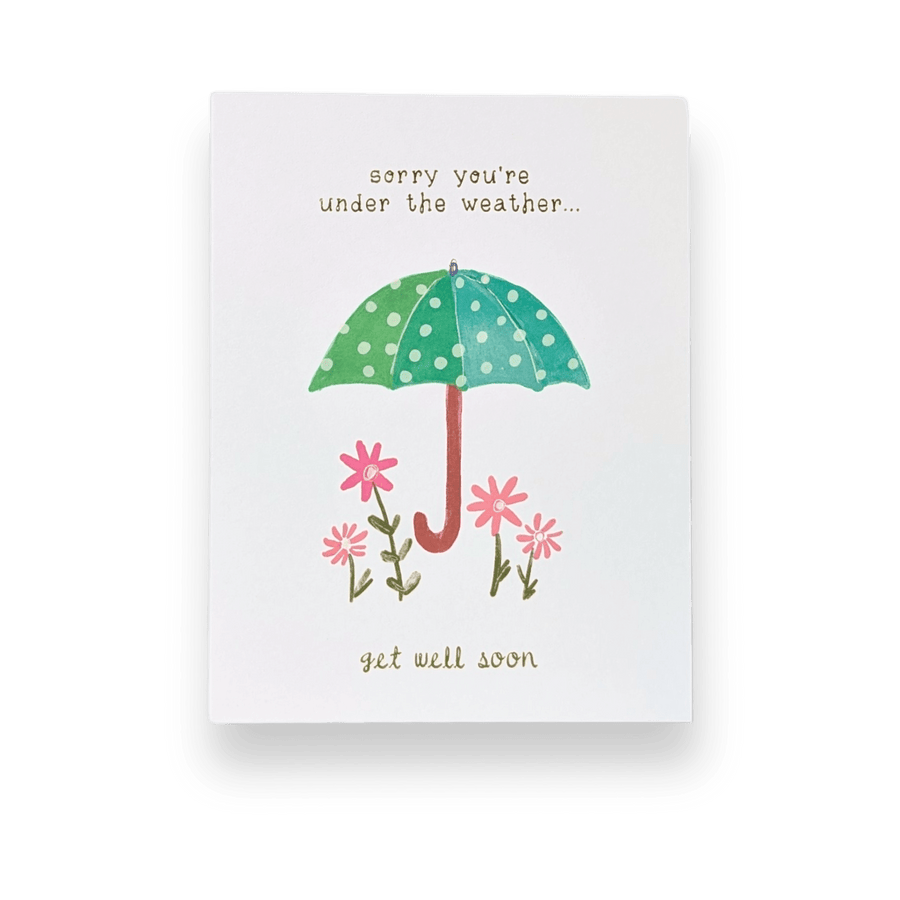 Stannie & Lloyd Greeting Card Under The Weather Card