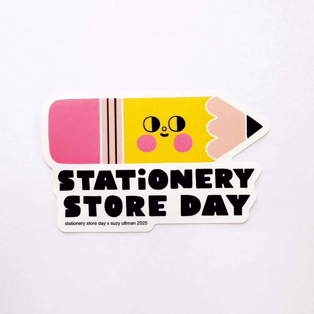 Stationery Store Day Cards Pencil Pal Vinyl Sticker