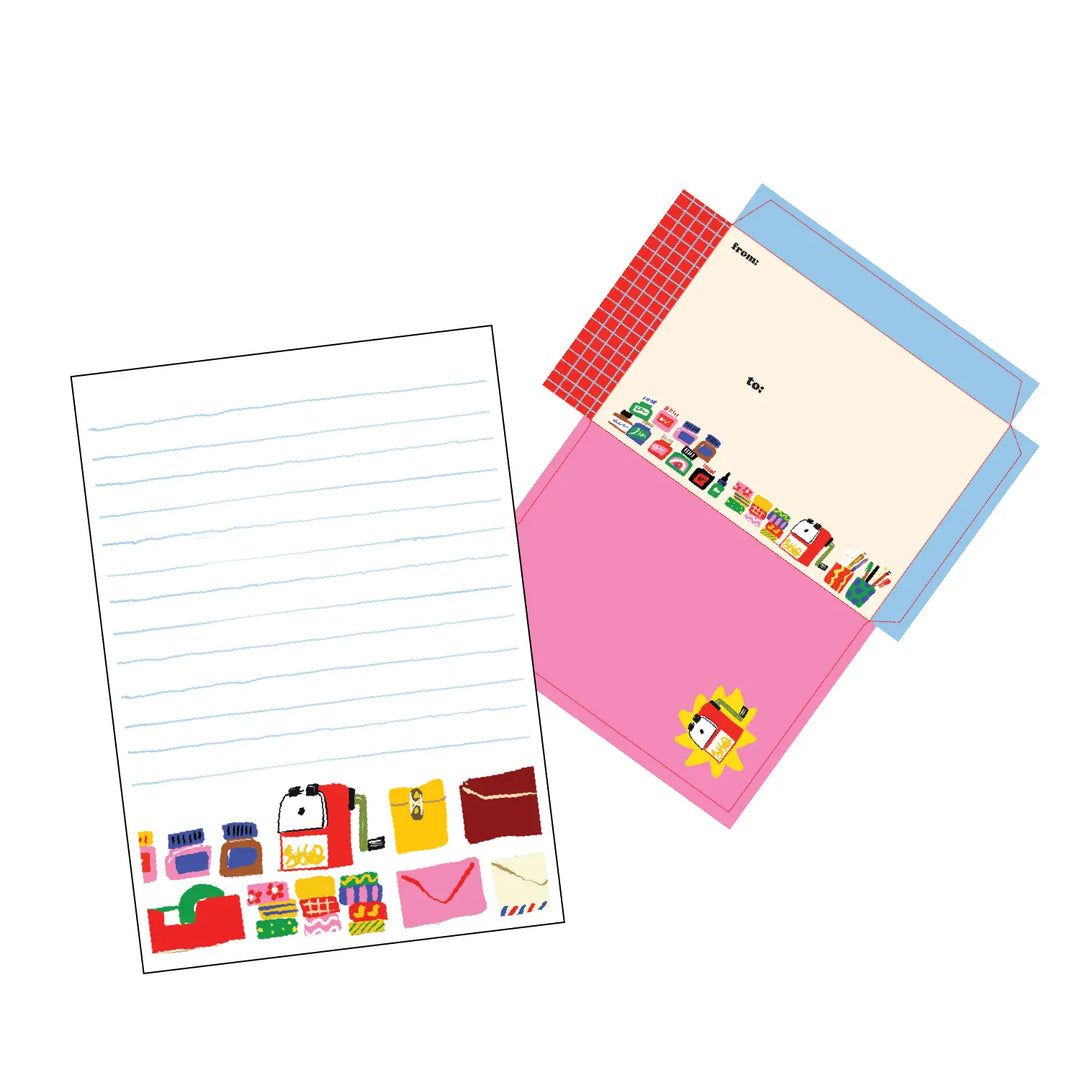 Stationery Store Day Paper Desk Essentials Letter Set
