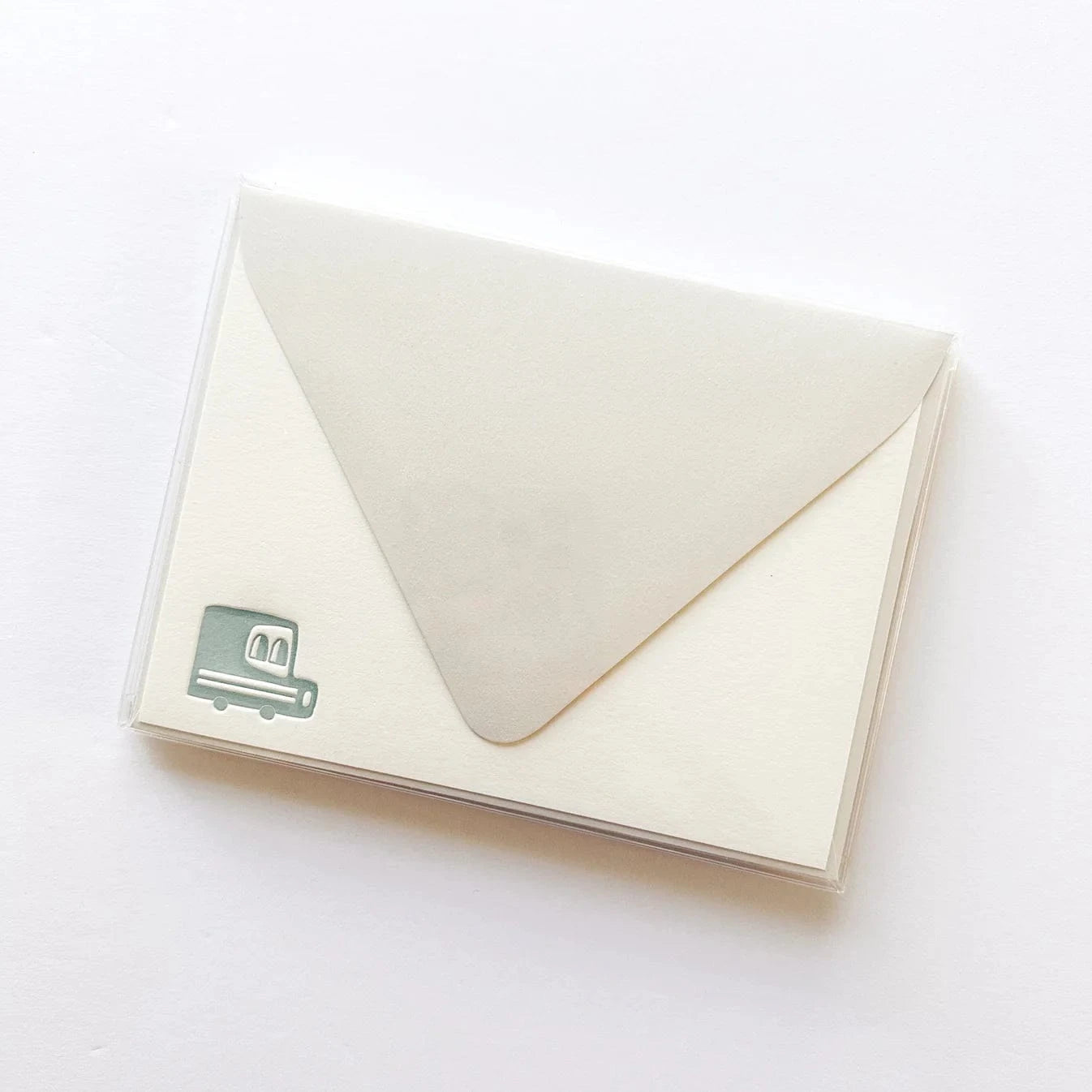 Stationery Store Day Paper Mail Truck Note Set