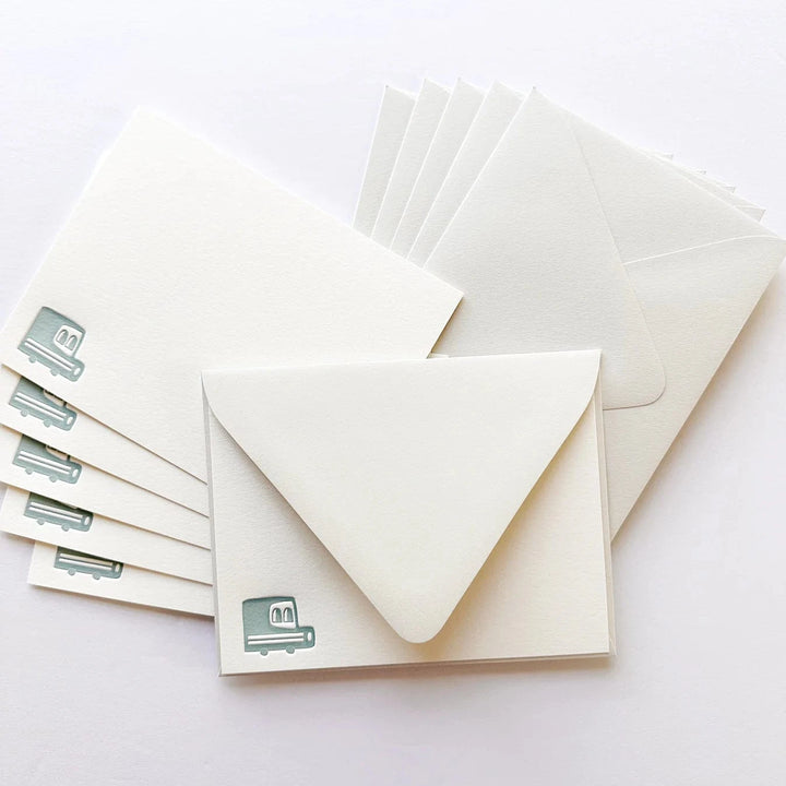 Stationery Store Day Paper Mail Truck Note Set