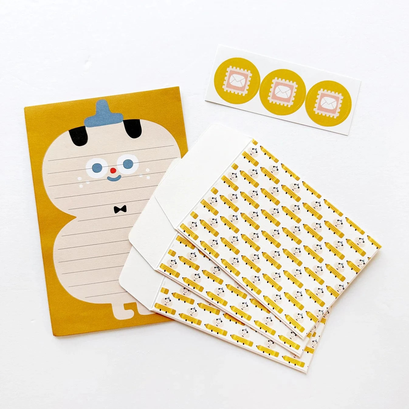 Stationery Store Day Paper Pencil Car Mini Letter Set