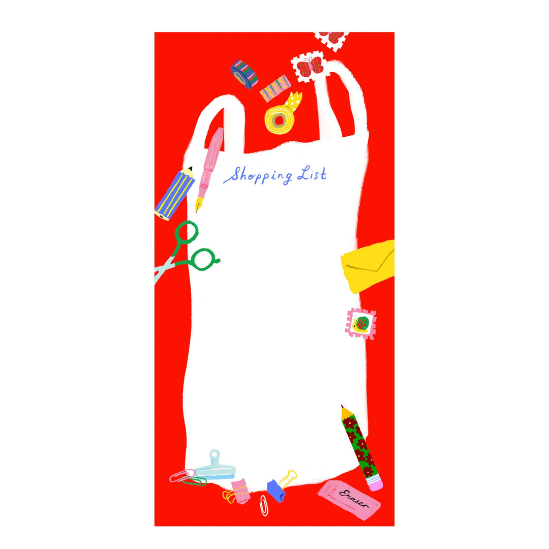 Stationery Store Day Paper Shopping Bag Notepad