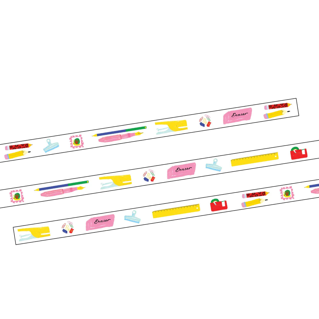 Stationery Store Day Paper Tiny Supplies Narrow Washi Tape