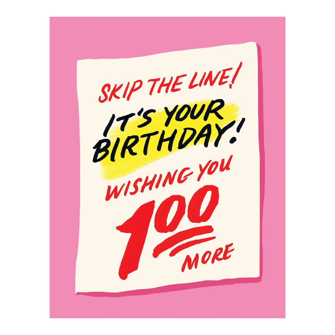 Stationery Store Day Paper Window Ad Birthday Card