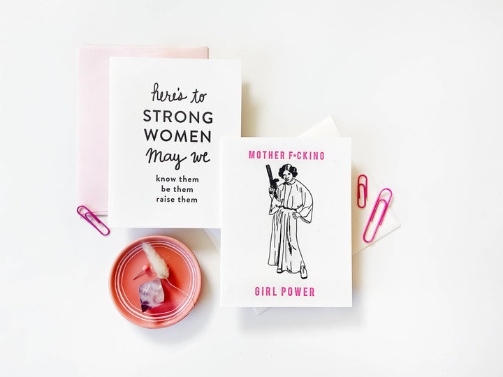 Steel Petal Press Cards Strong Women - Encouragement and Friendship Greeting Card