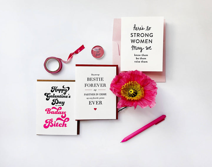 Steel Petal Press Cards Strong Women - Encouragement and Friendship Greeting Card