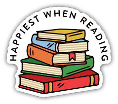 Stickers Northwest Cards Happiest When Reading Sticker
