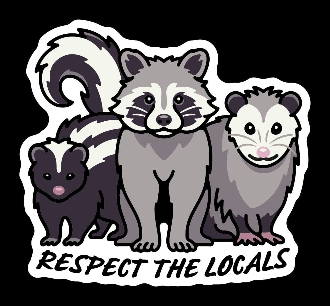 Stickers Northwest Cards Respect the Locals Sticker