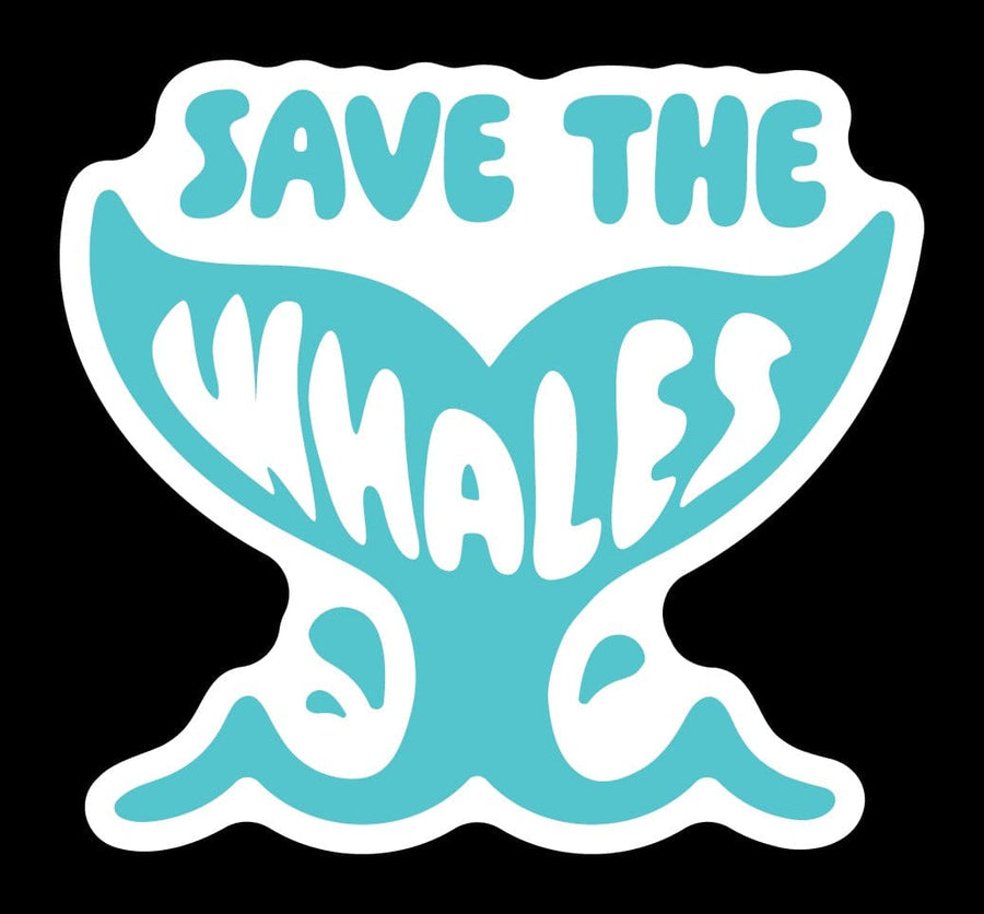 Stickers Northwest Cards Save the Whales Tail Sticker
