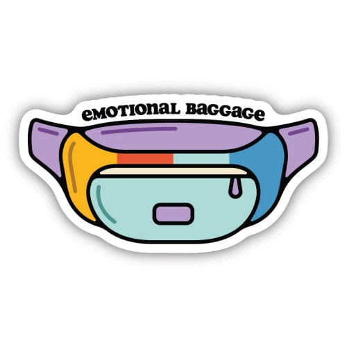 Stickers Northwest Sticker Emotional Baggage Fanny Pack Sticker