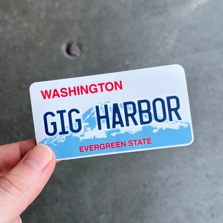 Stickers Northwest Sticker Gig Harbor WA License Plate Sticker