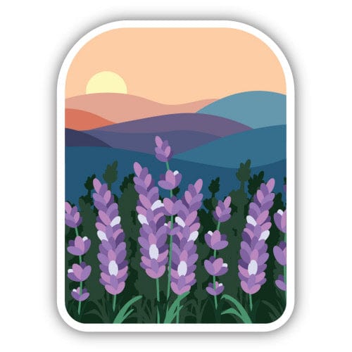 Stickers Northwest Sticker Lavender Landscape Sticker