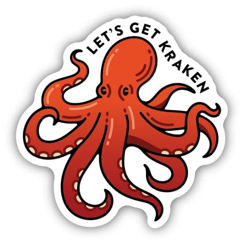 Stickers Northwest Sticker Let's Get Kraken Octopus Sticker