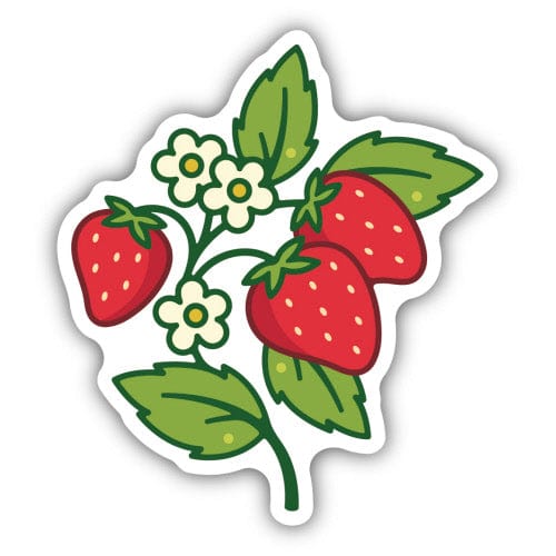 Stickers Northwest Sticker Strawberry Sprig Sticker