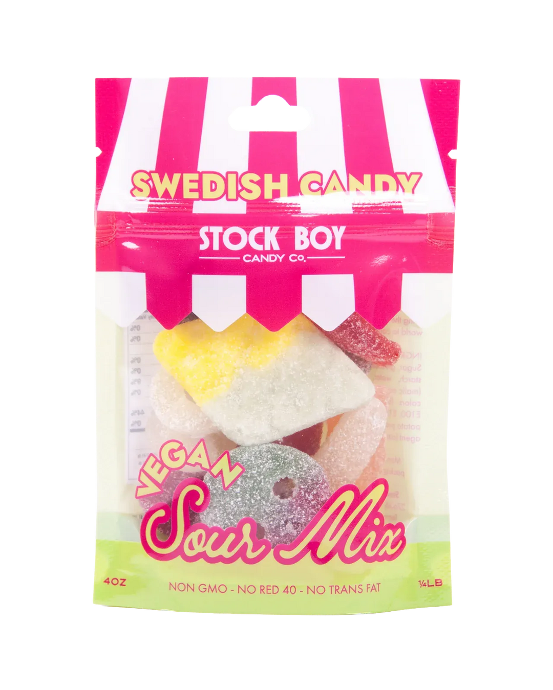Stock Boy Candy Vegan Sour Mix – Swedish & European Sour Candy Mix | Stock Boy