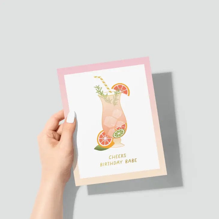 Sublime & Co. Card Cheers Birthday Babe Paloma Card