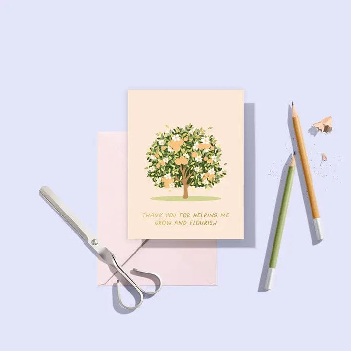 Sublime & Co. Card Thank You For Helping Me Grow Card