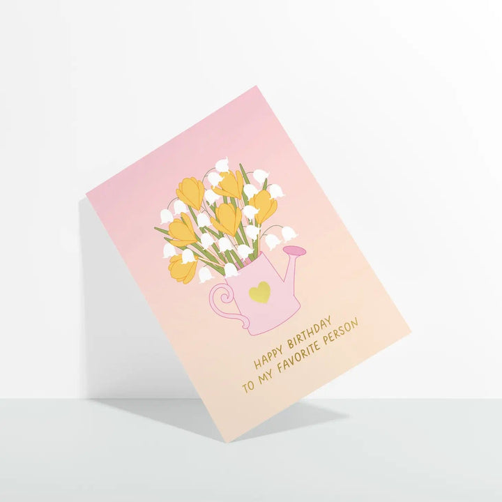 Sublime & Co. Card To My Favorite Person Birthday Card
