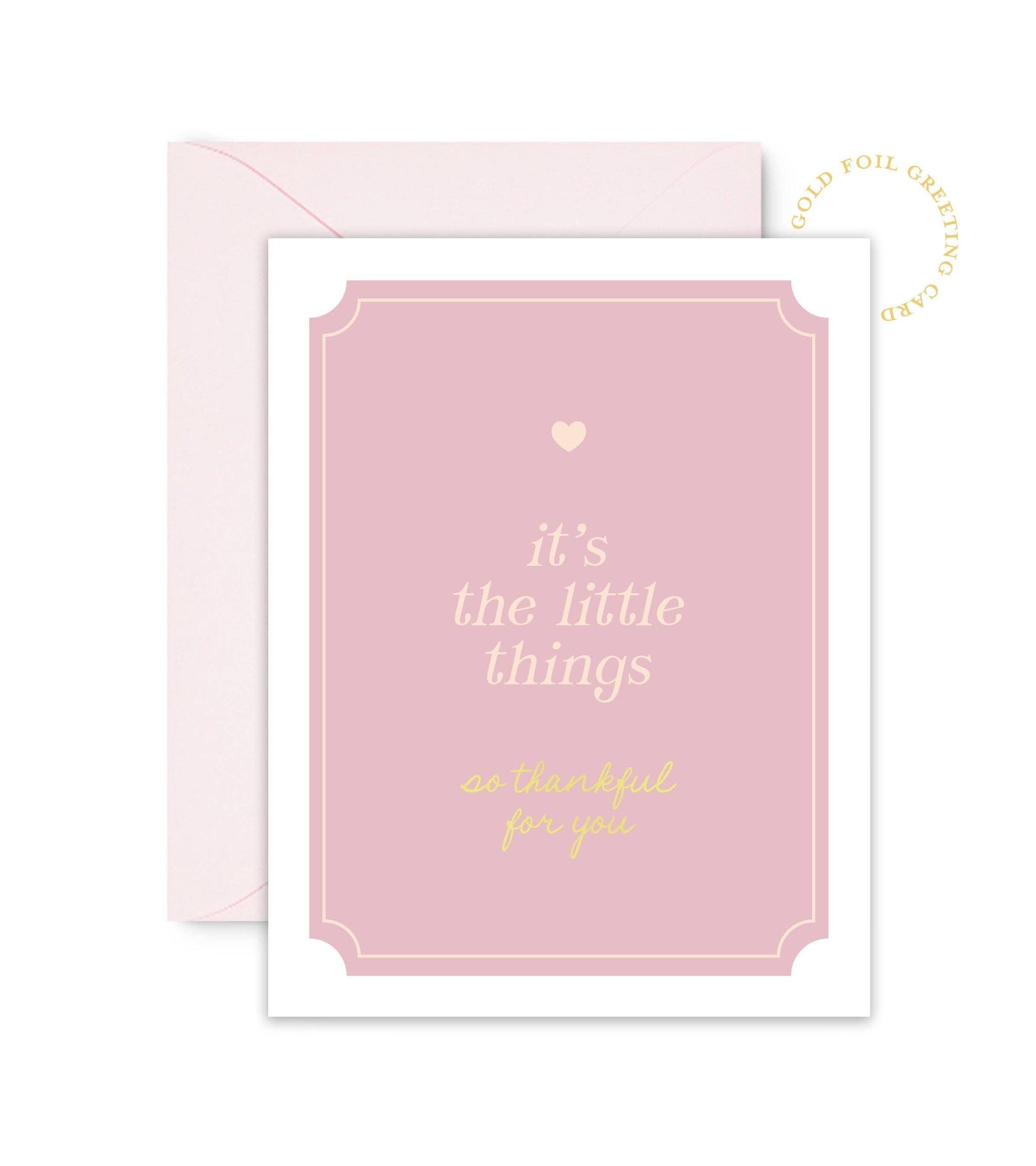 Sublime & Co. Cards It's The Little Things Thank You Card