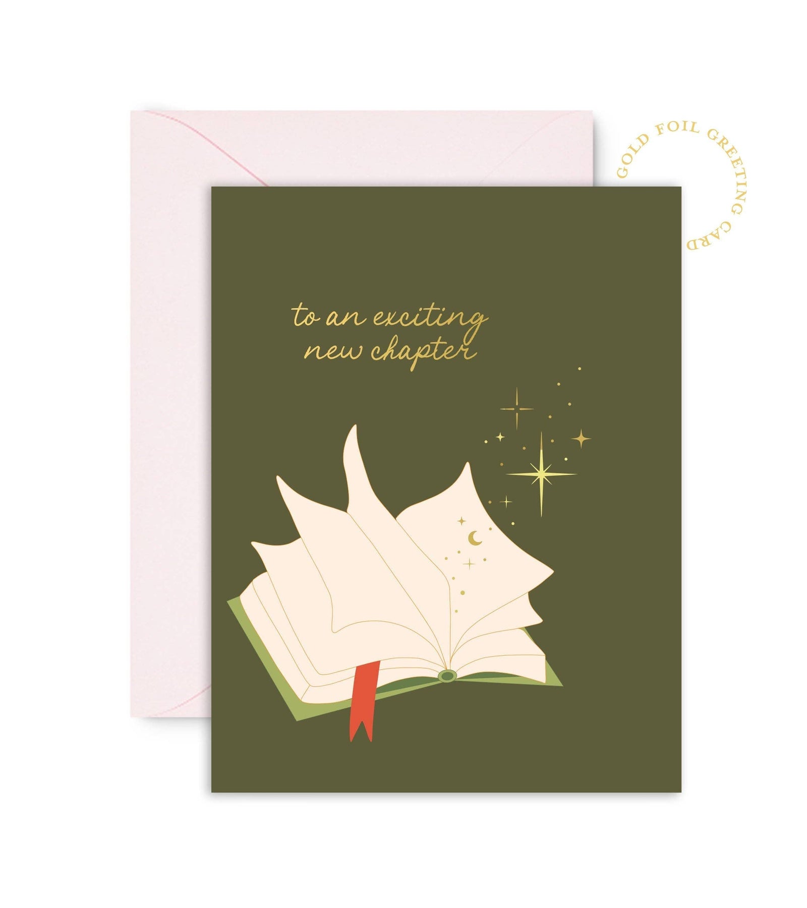 Sublime & Co. Cards To An Exciting New Chapter Book Illustration Card