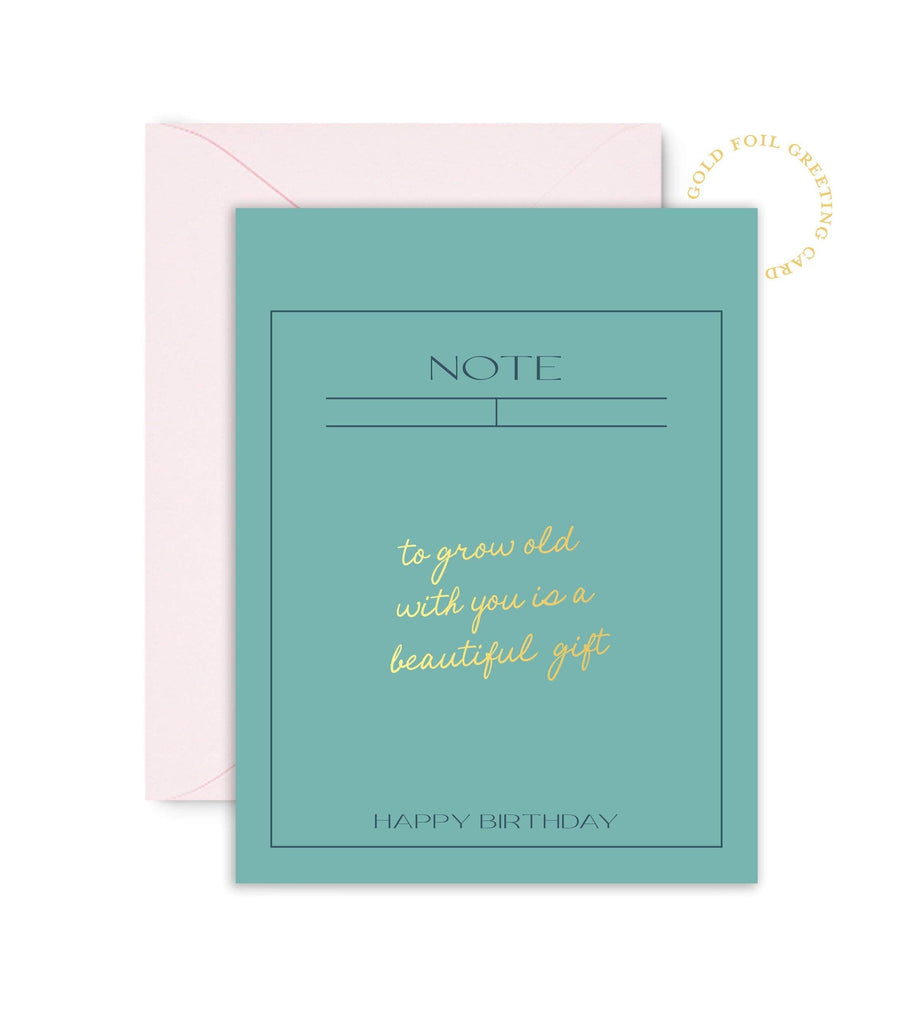 Sublime & Co. Cards To Grow Old With You Is A Beautiful Gift Sweet Birthday Card