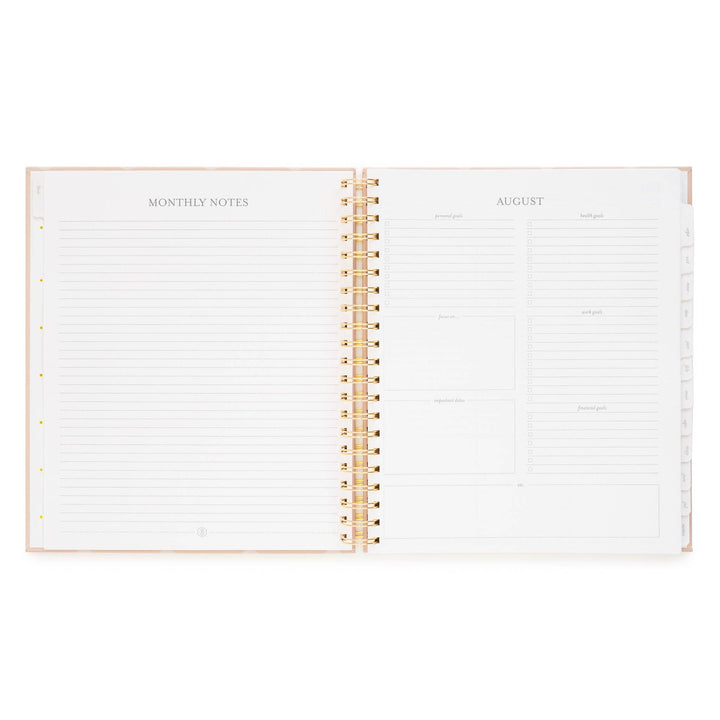Sugar Paper paper 2026-2027 Rose Dot Large Spiral Weekly & Monthly Academic Planner