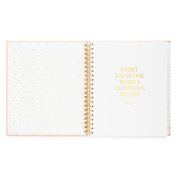 Sugar Paper paper 2026-2027 Rose Dot Large Spiral Weekly & Monthly Academic Planner