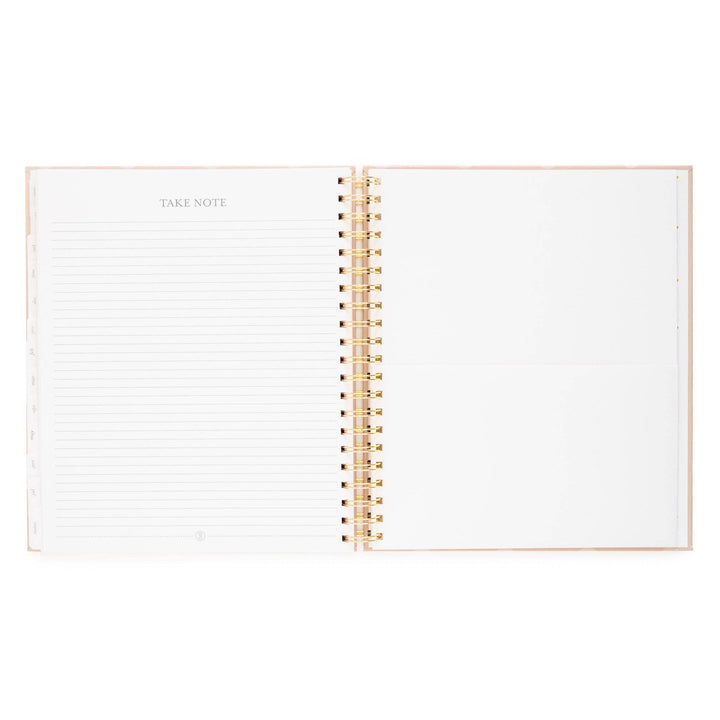 Sugar Paper paper 2026-2027 Rose Dot Large Spiral Weekly & Monthly Academic Planner