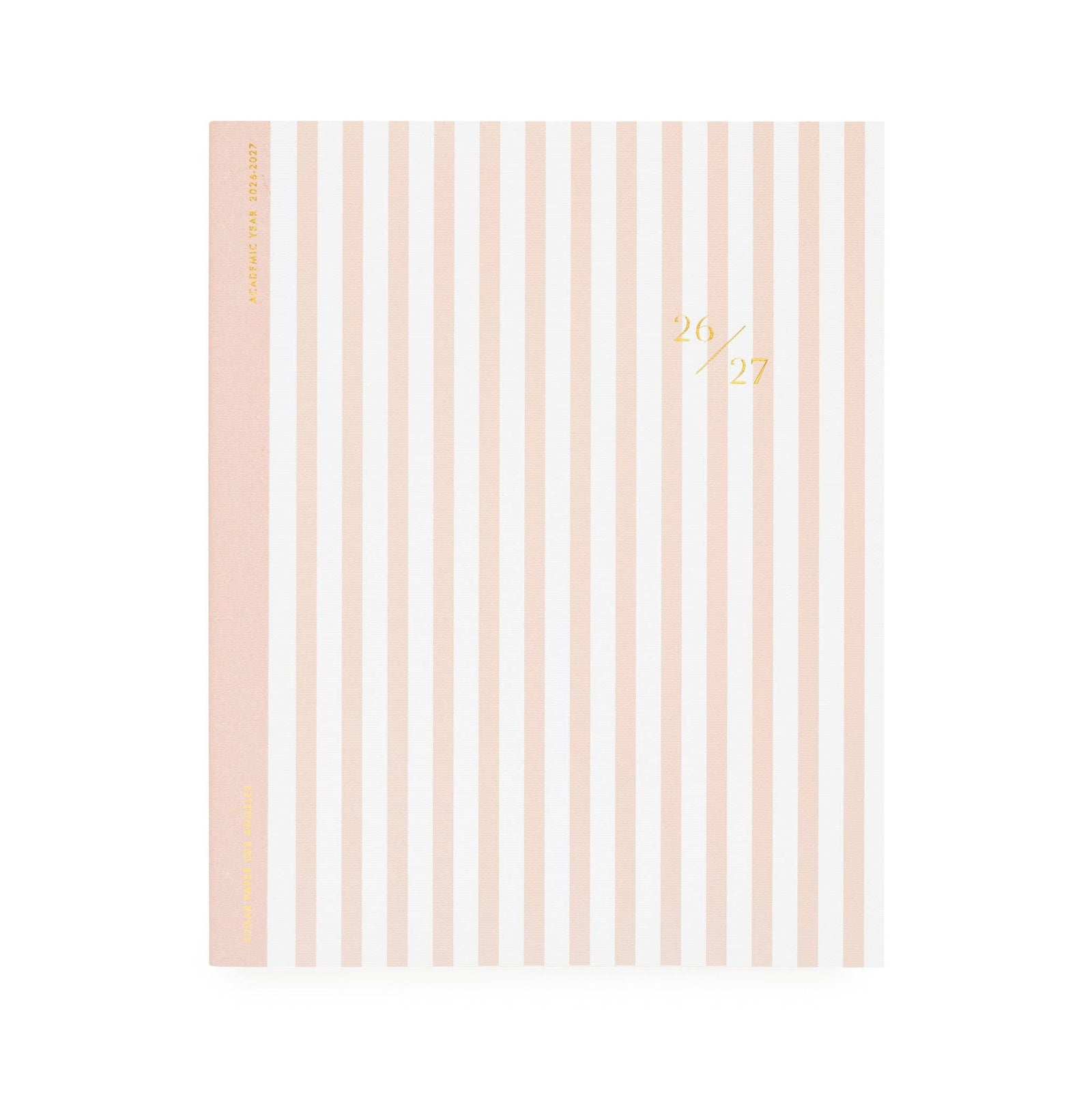 Sugar Paper paper 2026-2027 Rose Stripe Monthly Academic Planner