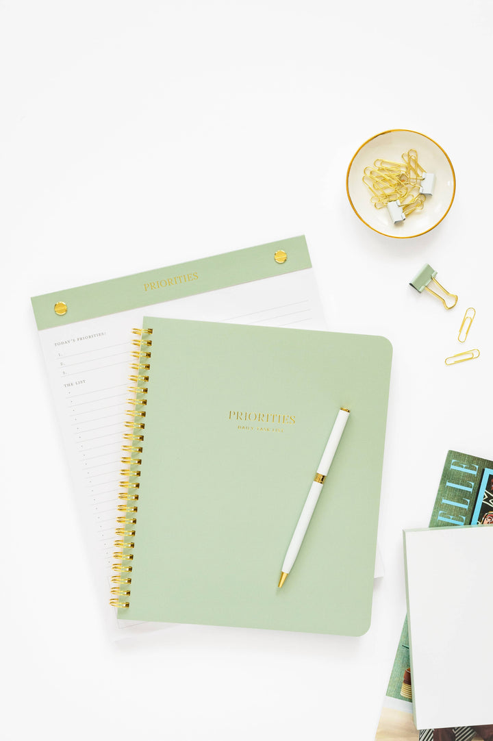 Sugar Paper paper Priorities Notebook | Guided Notebook