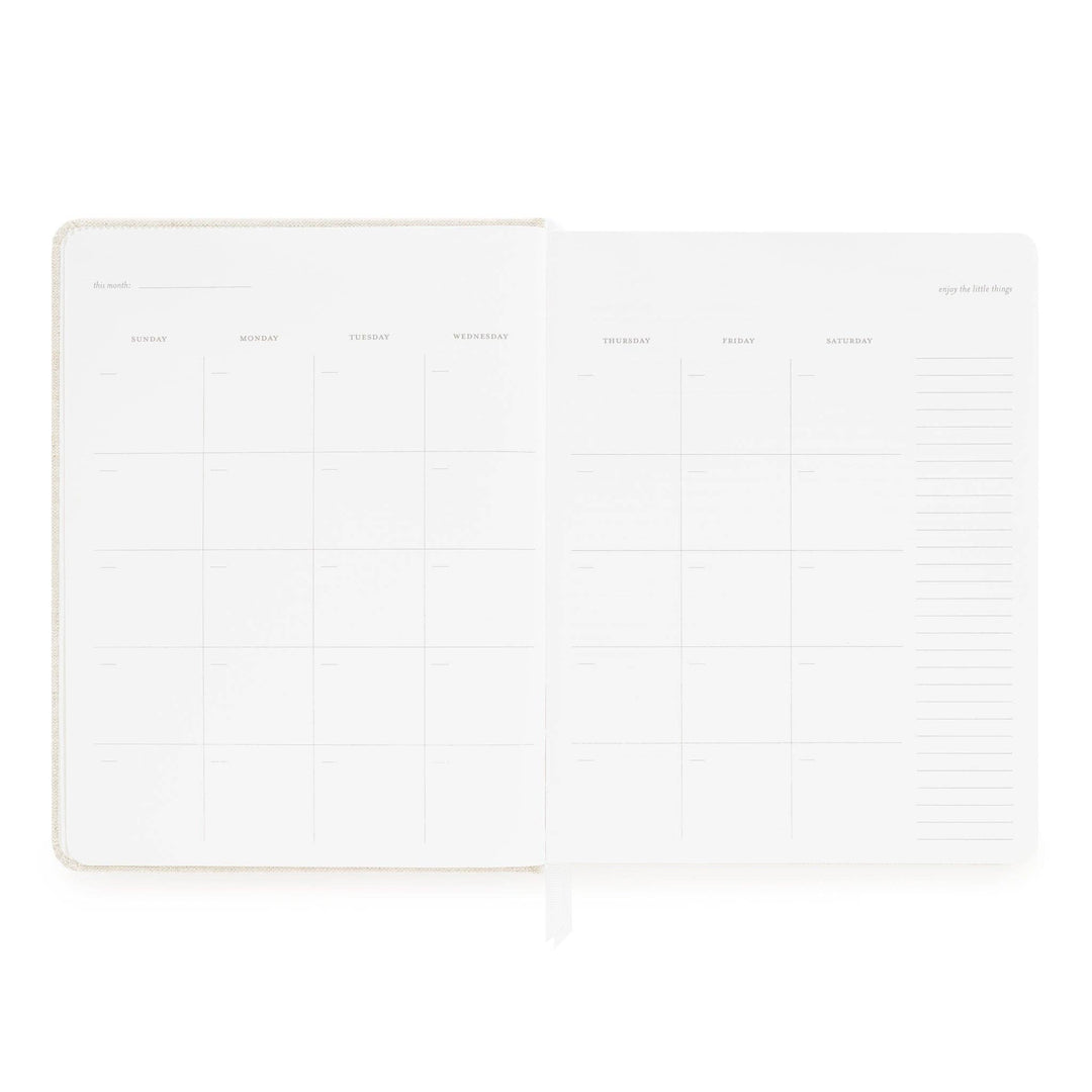 Sugar Paper paper Undated Daily Planner, Flax