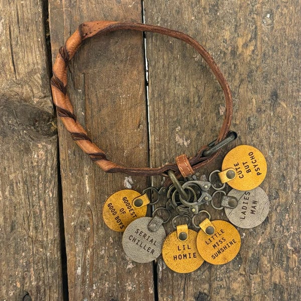 Sugarboo Gifts Leather Dog Charm