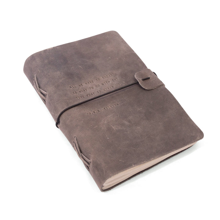 Sugarboo Journal Ash Leather Journal - JRR Tolkien