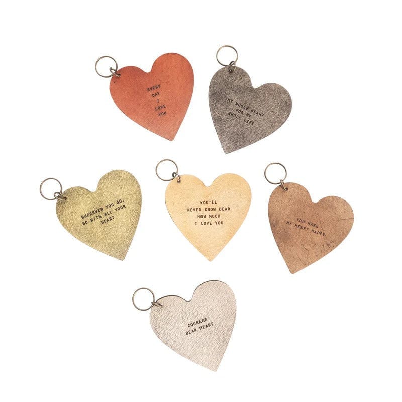 Sugarboo Keychain Leather Heart Keychain