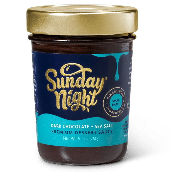 Sunday Night Sweet Treats Dark Chocolate Sea Salt Premium Chocolate Sauce