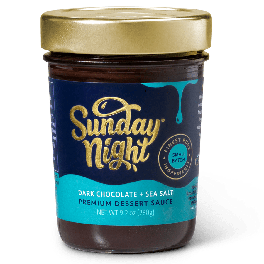 Sunday Night Sweet Treats Dark Chocolate Sea Salt Premium Chocolate Sauce