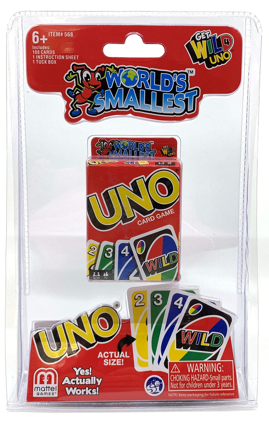 Super Impulse Card Games World's Smallest UNO