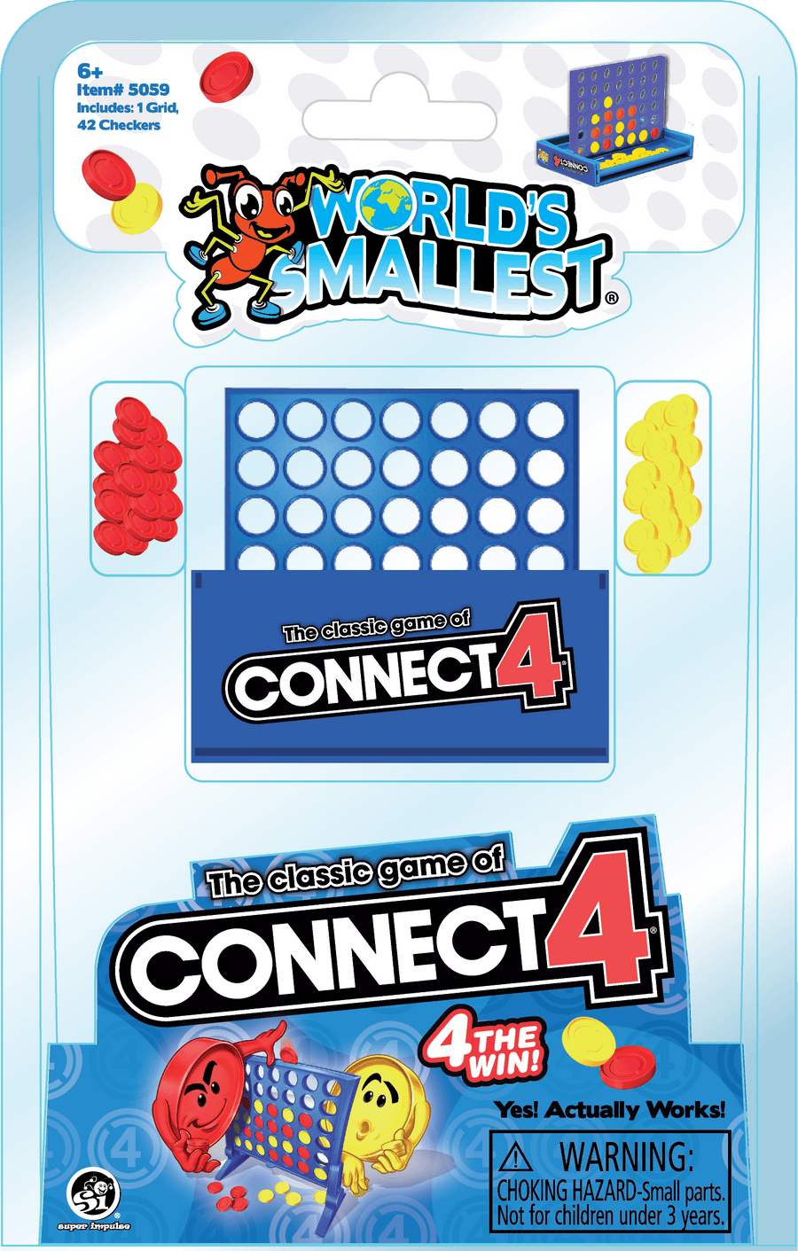 Super Impulse Games World's Smallest Connect 4