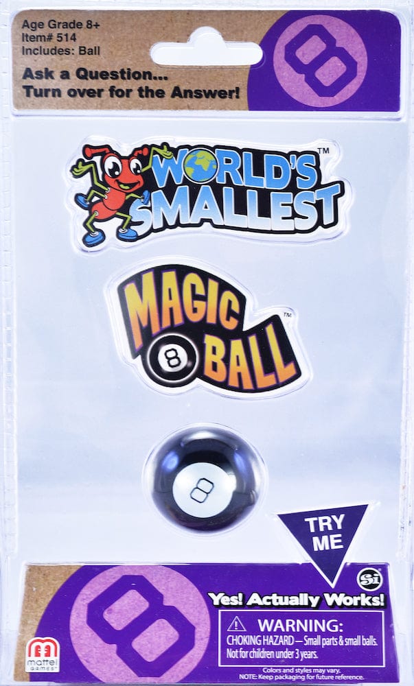 Super Impulse Just for Fun World's Smallest Magic 8 Ball