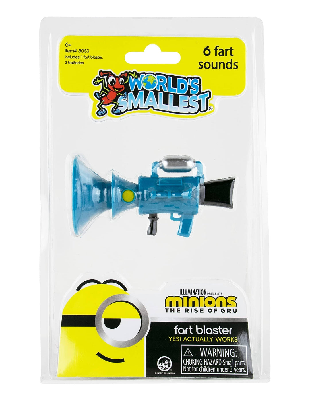 Super Impulse Just for Fun World's Smallest Minions Fart Gun