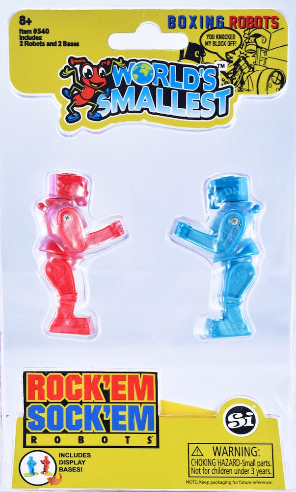 Super Impulse Just for Fun World's Smallest Rock 'Em Sock 'Em Robots