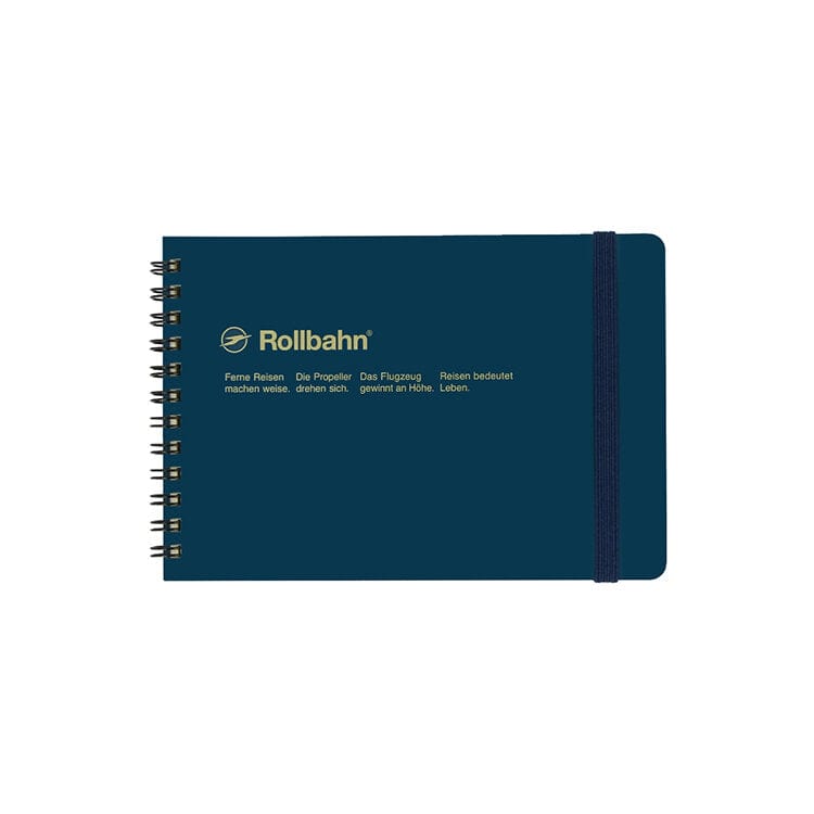 Sweet Bella Paper Dark Green Rollbahn Horizontal Spiral Notebook - Medium